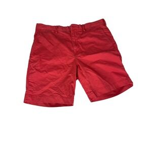 Polo Ralph Lauren Mens Classic Fit 9" Chino Shorts Red Casual Size 36